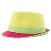 Chapeau Trilby Néon, Jaune