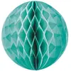 Boule alvéolée vert menthe 30 cm