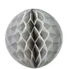 Boule alvéolée grise 30 cm