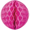 Boule alvéolée fuchsia 30 cm FETE-50231L