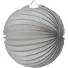 Lampion rond Gris 20 cm