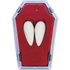Dents de vampire dans cercueil - - - Rouge