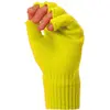 Paire de Mitaines Tricot fluo, Jaune