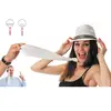 Cravate satin blanche adulte