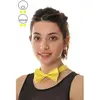 Noeud papillon jaune fluo adulte
