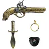 RueDeLaFete Set de 4 accessoires de pirate FETE-333128