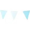 Guirlande - Sweet - 12 fanions - Bleu - 3 mètres - Décoration Baptême/Anniversaire