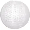 Party Pro 5021S Lanterne Japonaise Dentelle Vintage Papier de Riz Blanc 15 x 15 x 15 cm