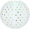NO NAME Lanterne - Blanc - Papier - Décoration de fête - Mariage - 35cm