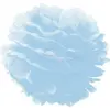Boule Pompon Papier De Soie Bleu dragée 40 cm