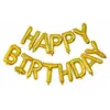 Ballon mylar Happy birthday Or