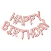 PARTYPRO Ballons aluminium Happy Birthday rose gold 305 x 35 cm