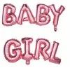 Ballon mylar Baby Girl, rose