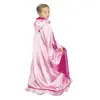 PARTYPRO Cape princesse reversible rose luxe enfant