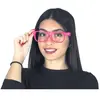 Lunettes néon Roses sans verre