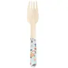 Sachet de 8 fourchettes Fleuries