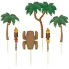 PARTYPRO Set de 6 décorations pour gâteau aventurier