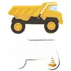 lot de 8 invitations camion pour anniversaire