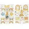 Set de 55 stickers Hippy Party