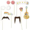 8 Accessoires photobooth Pyjama Party - Rose