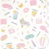 16 serviettes festonnées 33x33