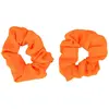 Lot de 2 Chouchous Orange fluo