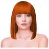 Perruque Crazy rousse