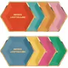 Set de 8 assiettes anniversaire multicolore