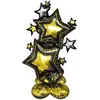 Ballon mylar Stars and Foil 80cm OR