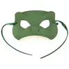 Non communiqué Set de 8 masques Dino avec ruban Vert