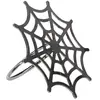 Rond de serviette métal Toile d'araignée
