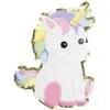 Sachet de 8 assiettes bébé licorne 25 cm