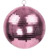 Grande Boule à facettes 30cm à suspendre, Pink
