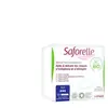 Saforelle Protections Serviettes Nuit en Coton Bio avec Ailettes 10 unités