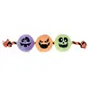 MORIN Peluche 3 monstres d'Halloween avec corde