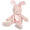 peluche Pantin en coton Bio - Lapin Rose Doudou et Compagnie - Paris