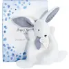Doudou Happy Rabbit jouet en peluche Blue 17 cm 1 pcs