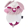 Doudou amusette - Lapin Rose et blanc Doudou et Compagnie - Paris