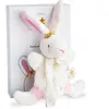 Doudou attache-sucette - Lapin étoile