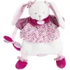 Doudou marionnette lapin cerise - doudou et compagnie