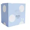 Peluche lapin bonbon 25 cm bleu - doudou et compagnie