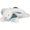 Doudou Lapin blanc Doudou et Compagnie Happy Pop Pantin Pompon Paon