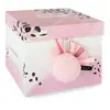 Pantin pompon Doudou et Compagnie Happy blush Rose