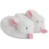 Doudou et Compagnie Coffret chaussons lapin bonbon rose TU