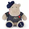 Doudou et Compagnie Hippo Beret Mariniere - 28cm