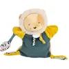 Doudou marionnette Lion Boh'aime JAUNE Doudou & Compagnie