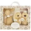 Coffret chaussons et doudou lapin BEIGE Doudou & Compagnie
