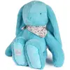 Peluche lapin fleurette turquoise - 50 cm - doudou et compagnie DC4598