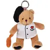 Doudou et Compagnie Porte-clés Peluche Ours Chef avec Baguette