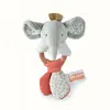 Doudou et Compagnie Hochet Couleurs Savane Éléphant
